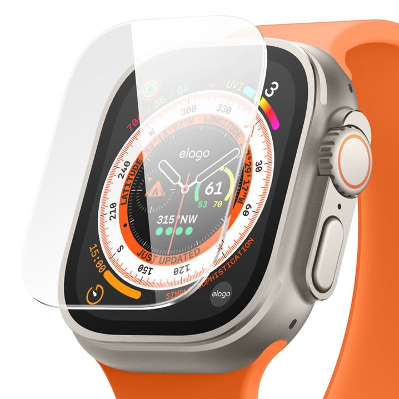 ELAGO - ELAGO Vidrio Templado Compatible Apple Watch Ultra Clear