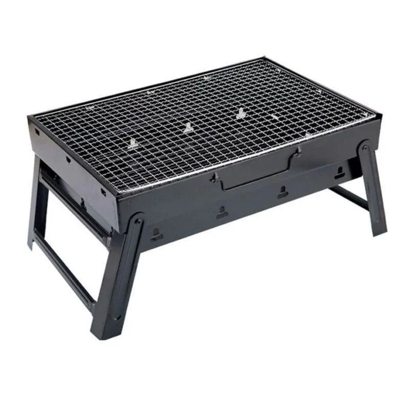 GENERICO - Parrilla de carbon portatil acero inoxidable