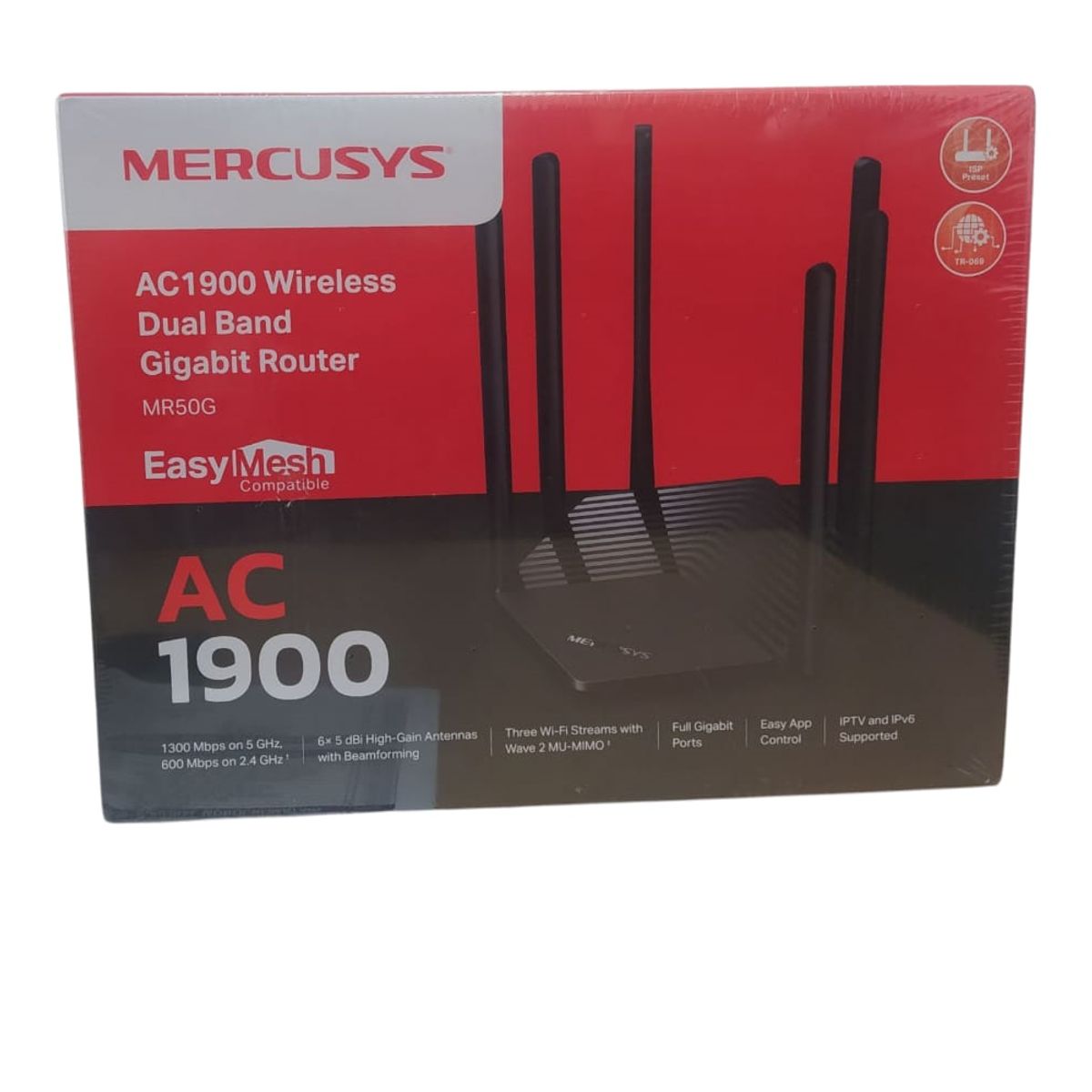 MERCUSYS - MERCUSYS MR50G ROUTER INALÁMBRICO DUAL BAND AC1900 GIGABIT