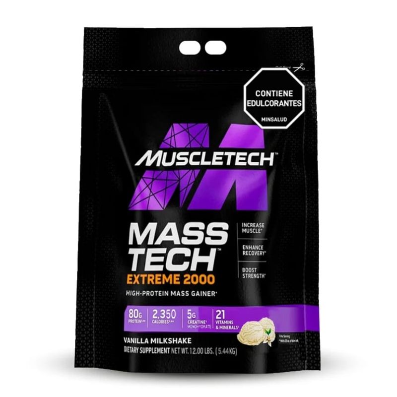 MUSCLETECH - MassTech Extreme 2000 x 12 lb - Vainilla- Muscletech