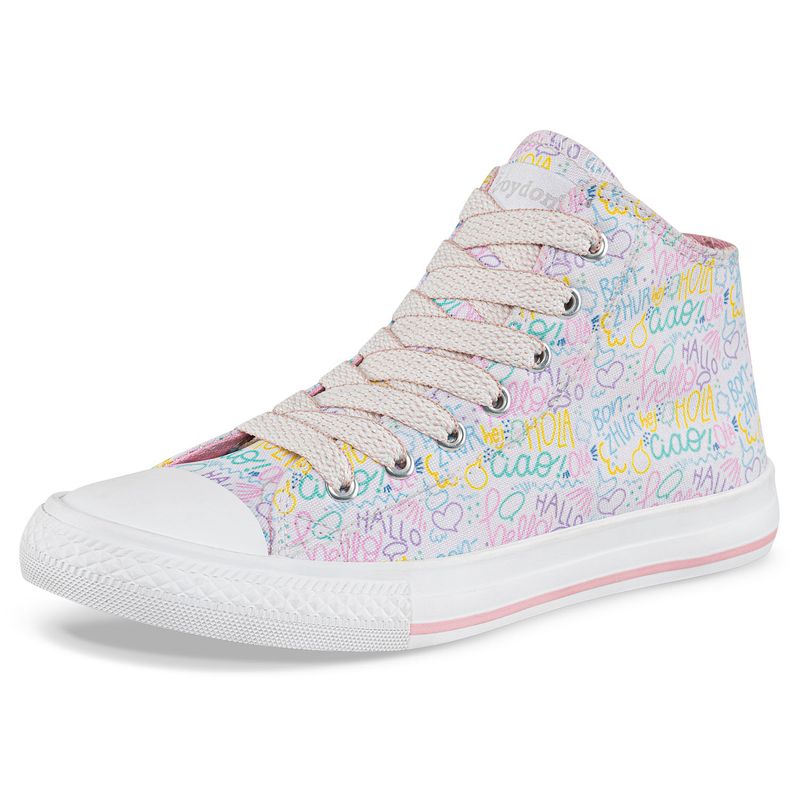 CROYDON - Tenis Casuales Minka Alto Blanco para Niña Croydon
