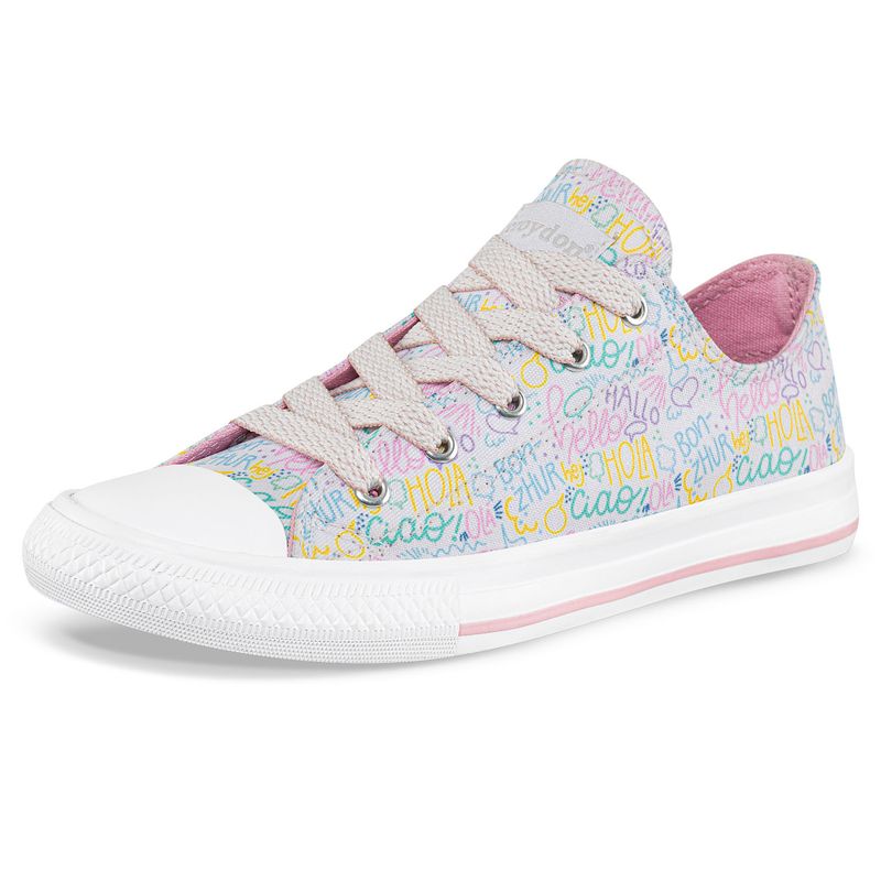 CROYDON - Tenis Casuales Minka Bajo Blanco para Niña Croydon