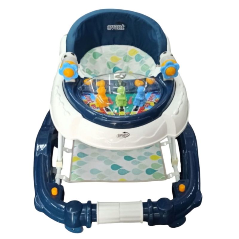 AVANT - Caminador Andadera Mecedora Musical  3 En 1 Para Bebe Azul