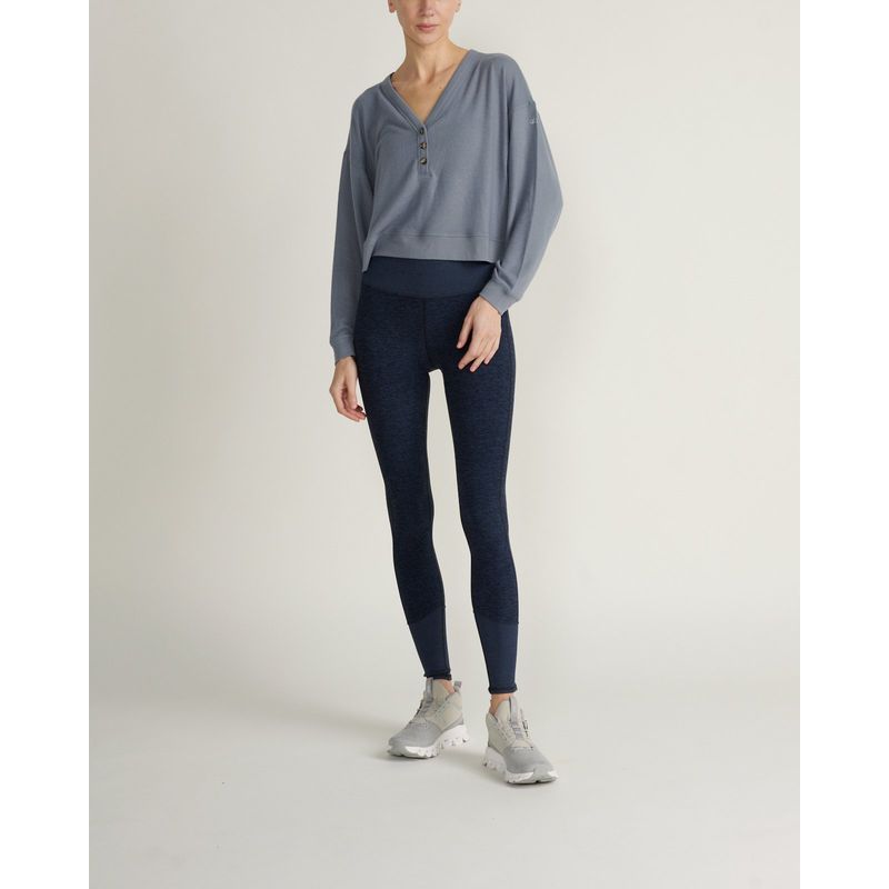 ALO YOGA - Saco alolux soho henley corto ALO YOGA Azul W3562RSB