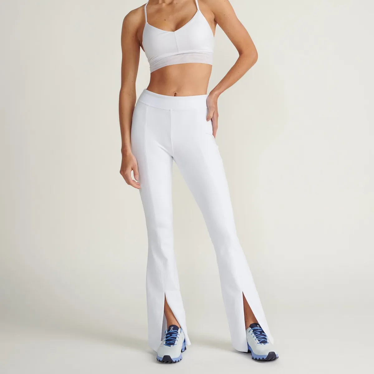 ALO YOGA - Leggings airbrush high-waist flutter ALO YOGA Blanco W5946RWHITE