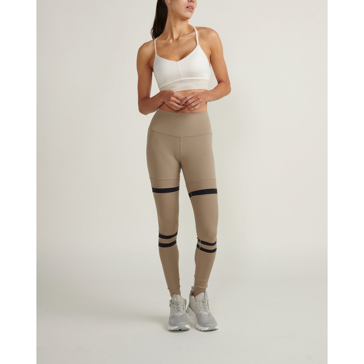 ALO YOGA - Top bra lavish ALO YOGA Beige W9074RIVORY