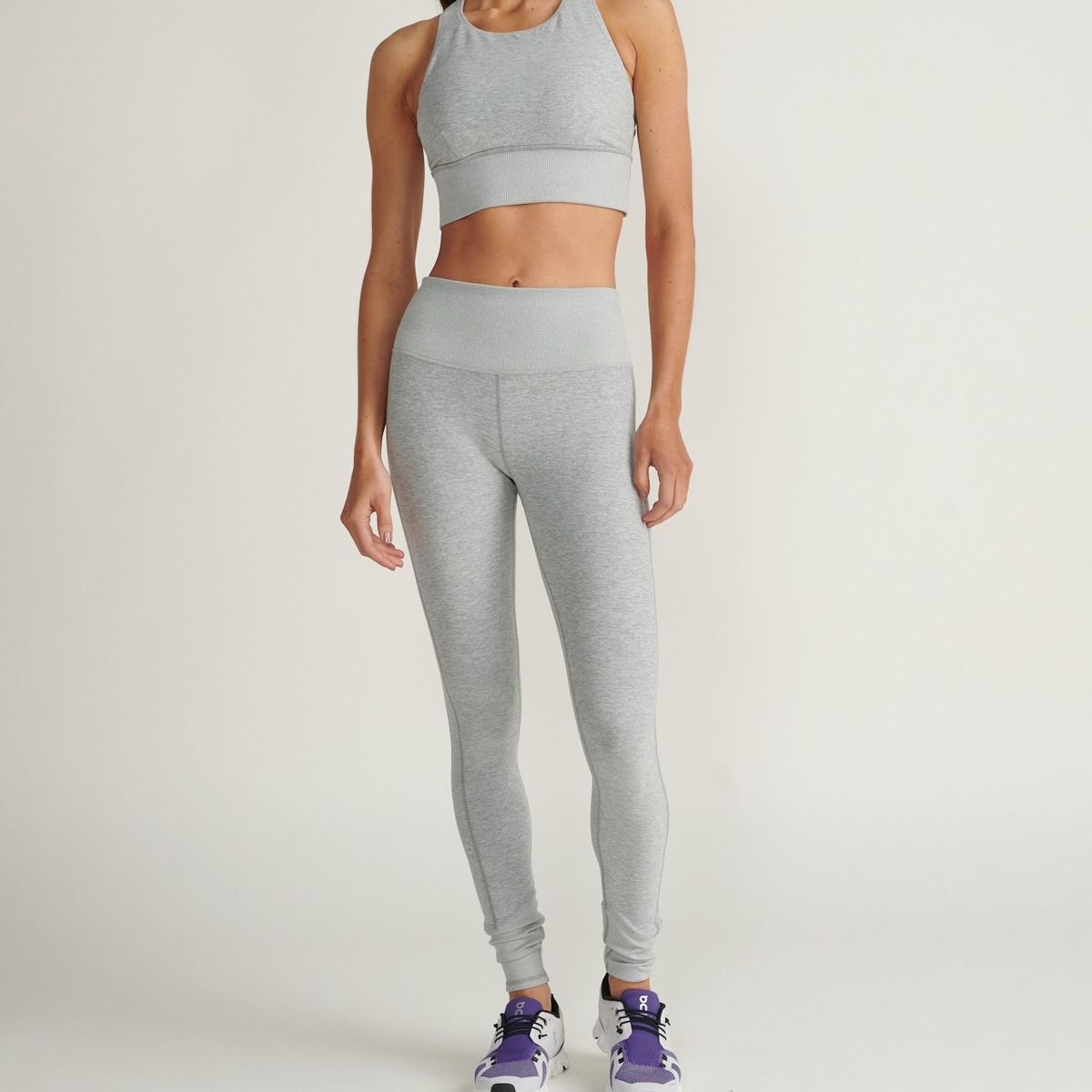 ALO YOGA - Top bra alosoft serenity ALO YOGA Gris W9237RZG