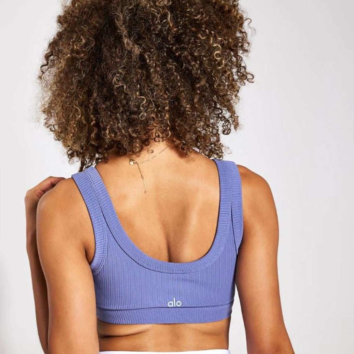 ALO YOGA - Top bra wellness ALO YOGA Azul W9291RTN