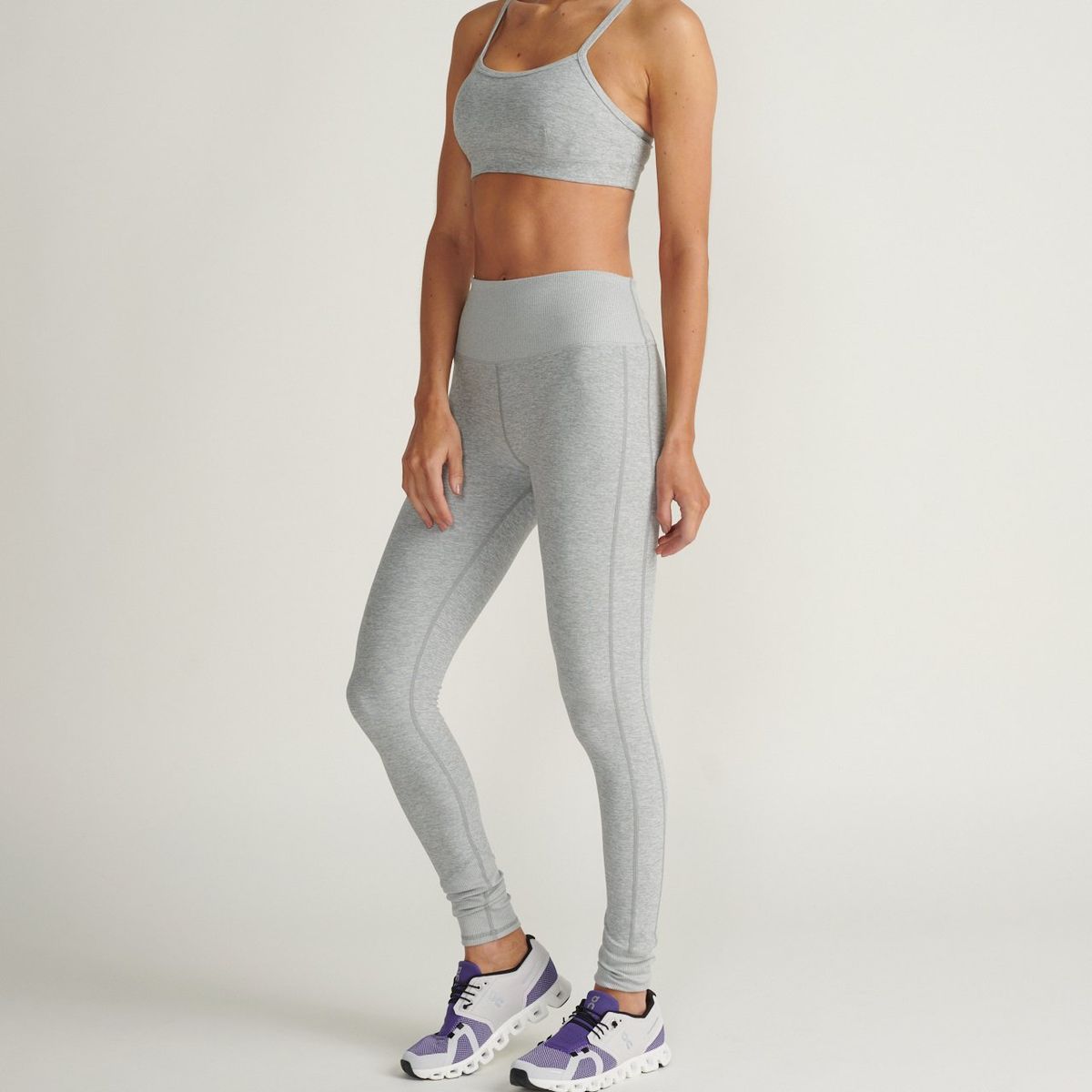 ALO YOGA - Top bra alosoft gratitude ALO YOGA Gris W9352RZG