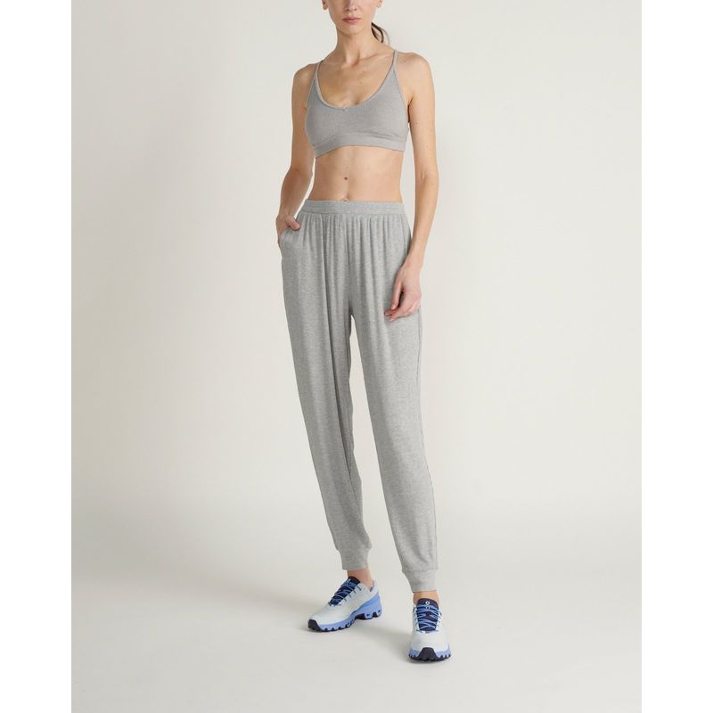 ALO YOGA - Top bra rib blissful ALO YOGA Gris W9392RHG