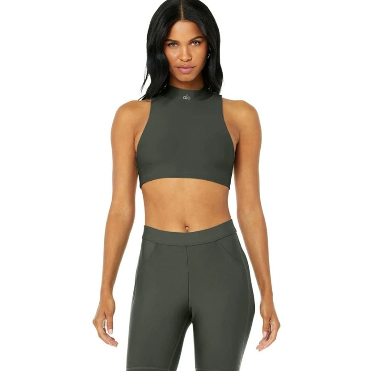 ALO YOGA - Top bra airlift fuse tank ALO YOGA Verde W9417RDC