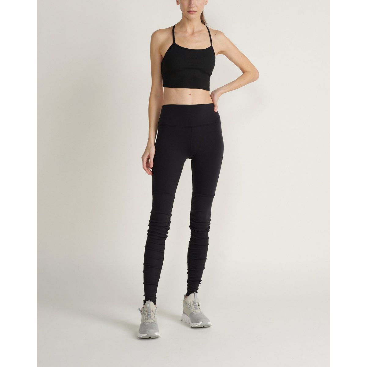 ALO YOGA - Top tank alosoft rib crop calm ALO YOGA Negro W9431RBLACK