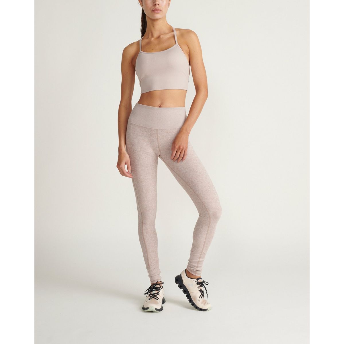 ALO YOGA - Top tank alosoft rib crop calm ALO YOGA Rosa W9431RDP