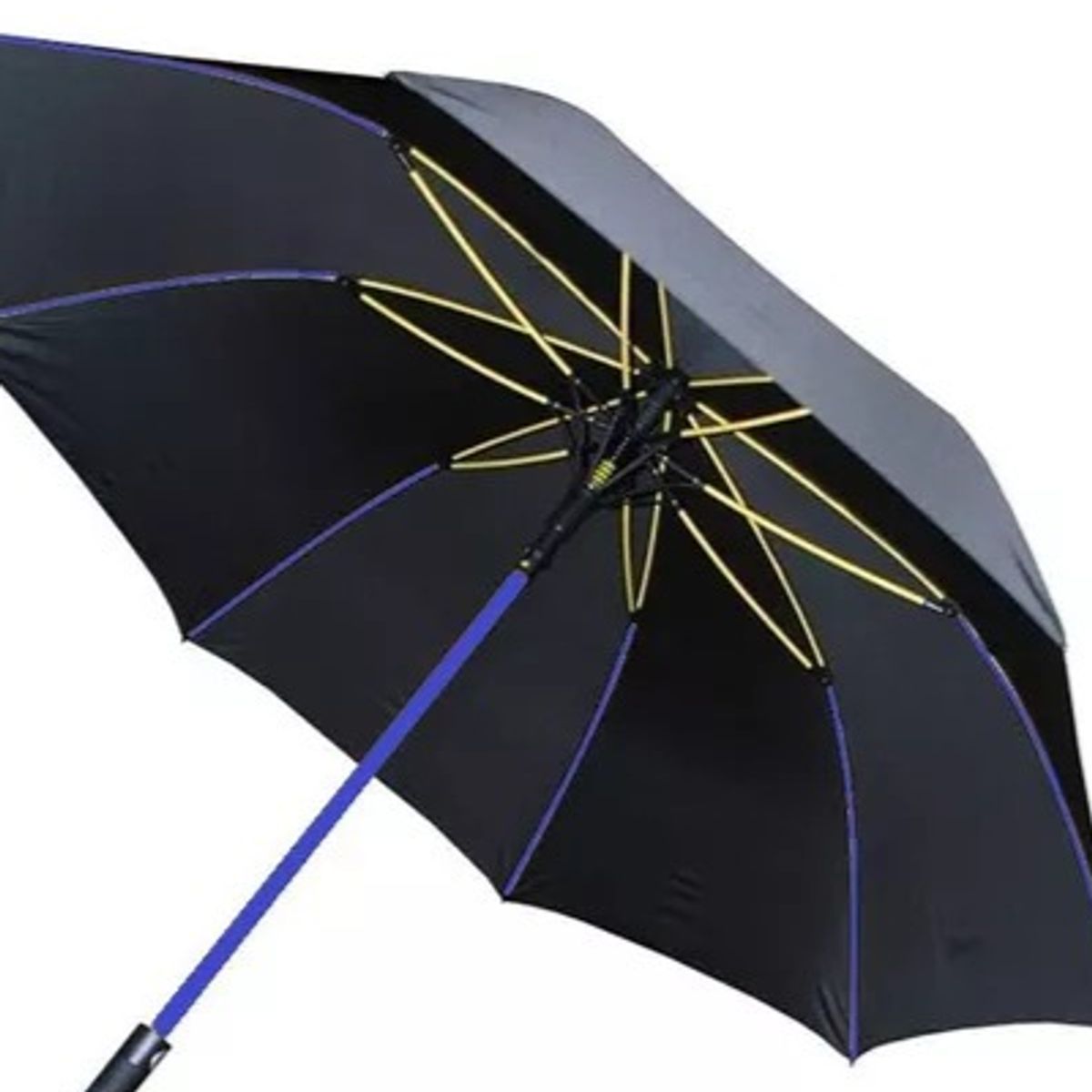 GENERICO - SOMBRILLA UJO AUTOMATICA EXTRA-GRANDE TIPO BASTON ALUMINIO