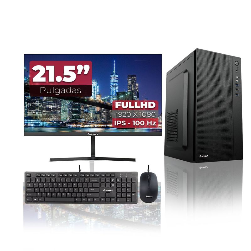JANUS - Computador de Escritorio Intel Celeron G5905 / SSD 512GB M.2 /  RAM 8GB /  Monitor 22" 113532