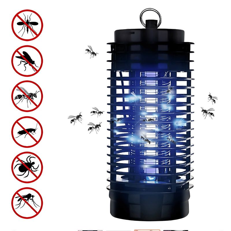 GENERICO - Lámpara Atrapa Zancudos Mata Mosquitos Insectos Portátil