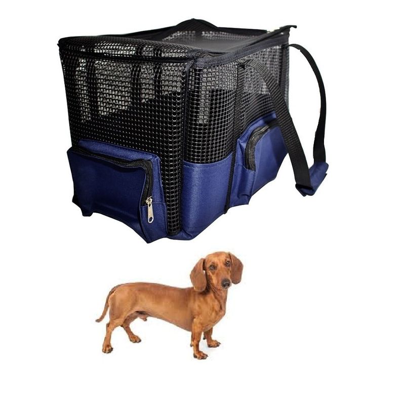 GENERICO - Guacal Maletin Bolso Grande Para Transportar Perros Y Gato