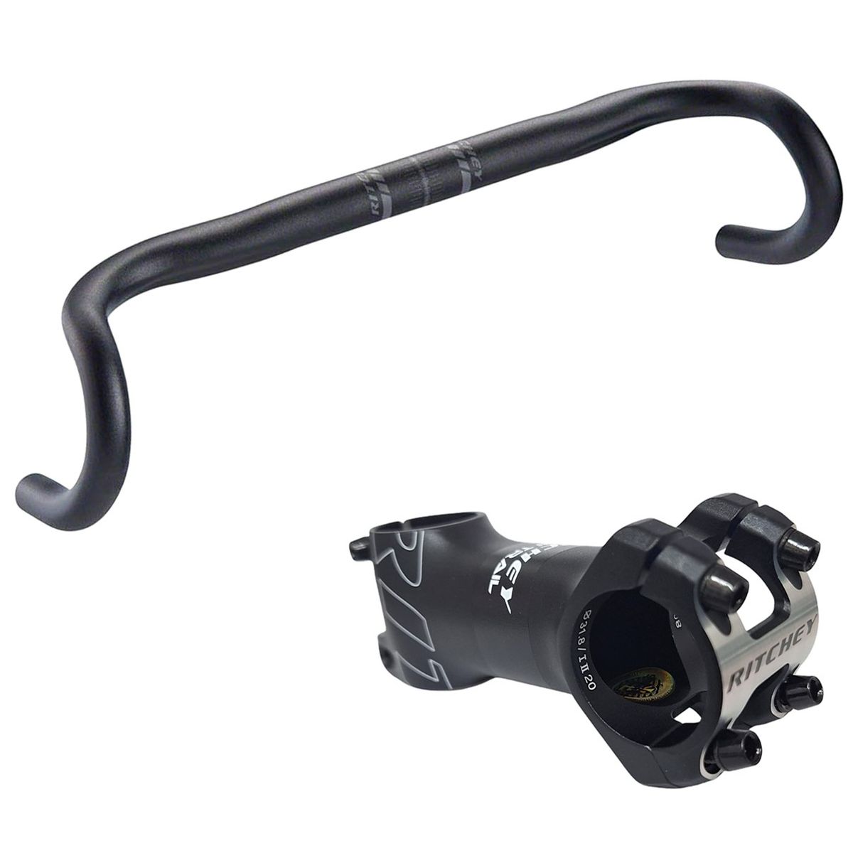 RITCHI - Manubrio + Espiga Bicicleta Ritchey Comp Evo Curve Ruta Alum