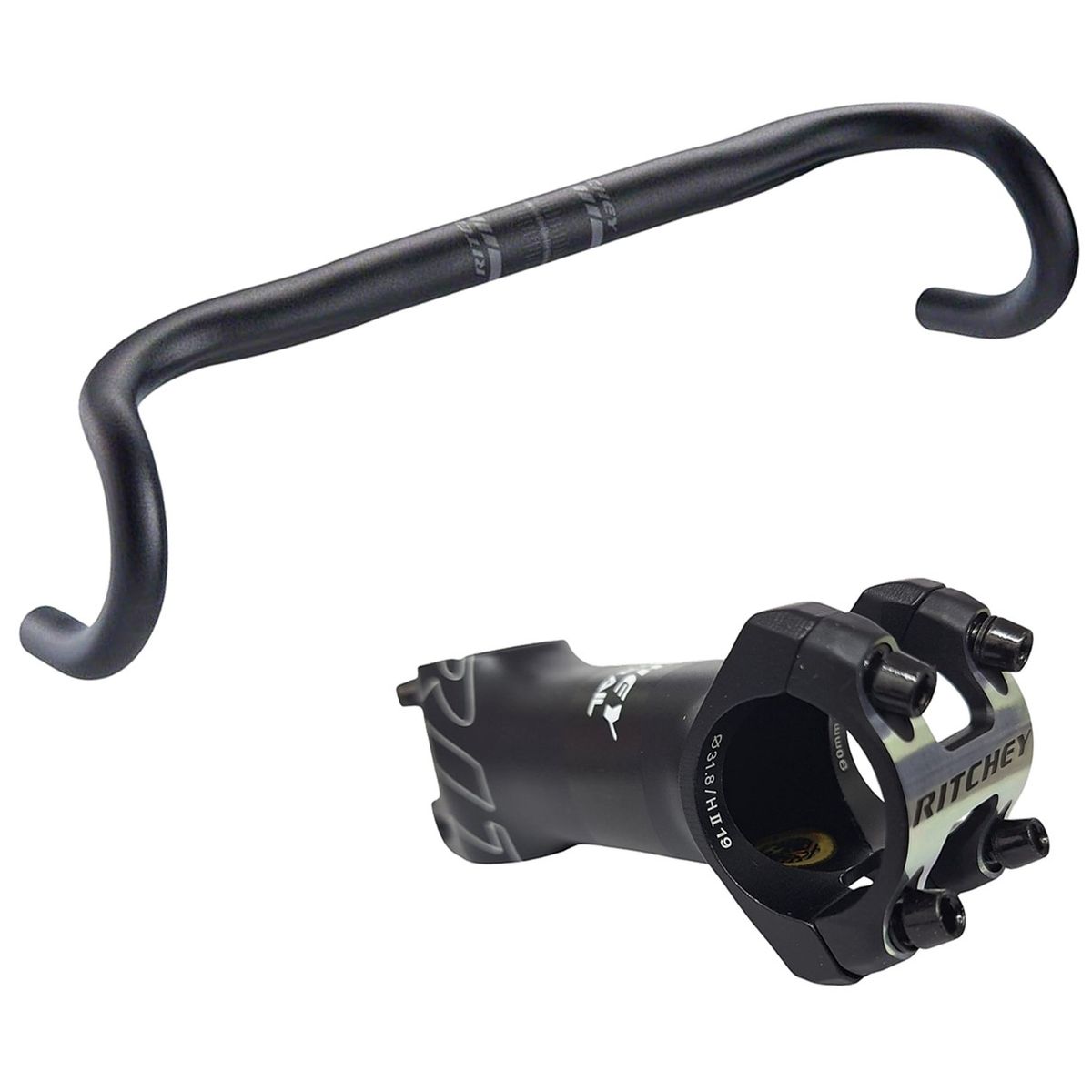 RITCHI - Manubrio + Espiga Bicicleta Ritchey Comp Evo Curve Ruta Alum