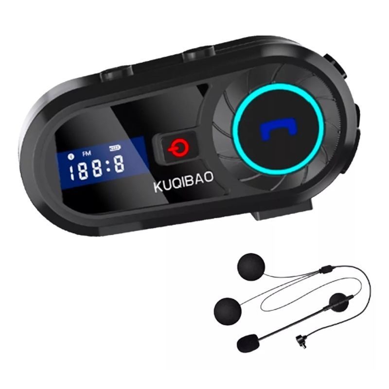 GENERICO - Audífono Intercomunicador Inalámbrico Casco Moto Musica
