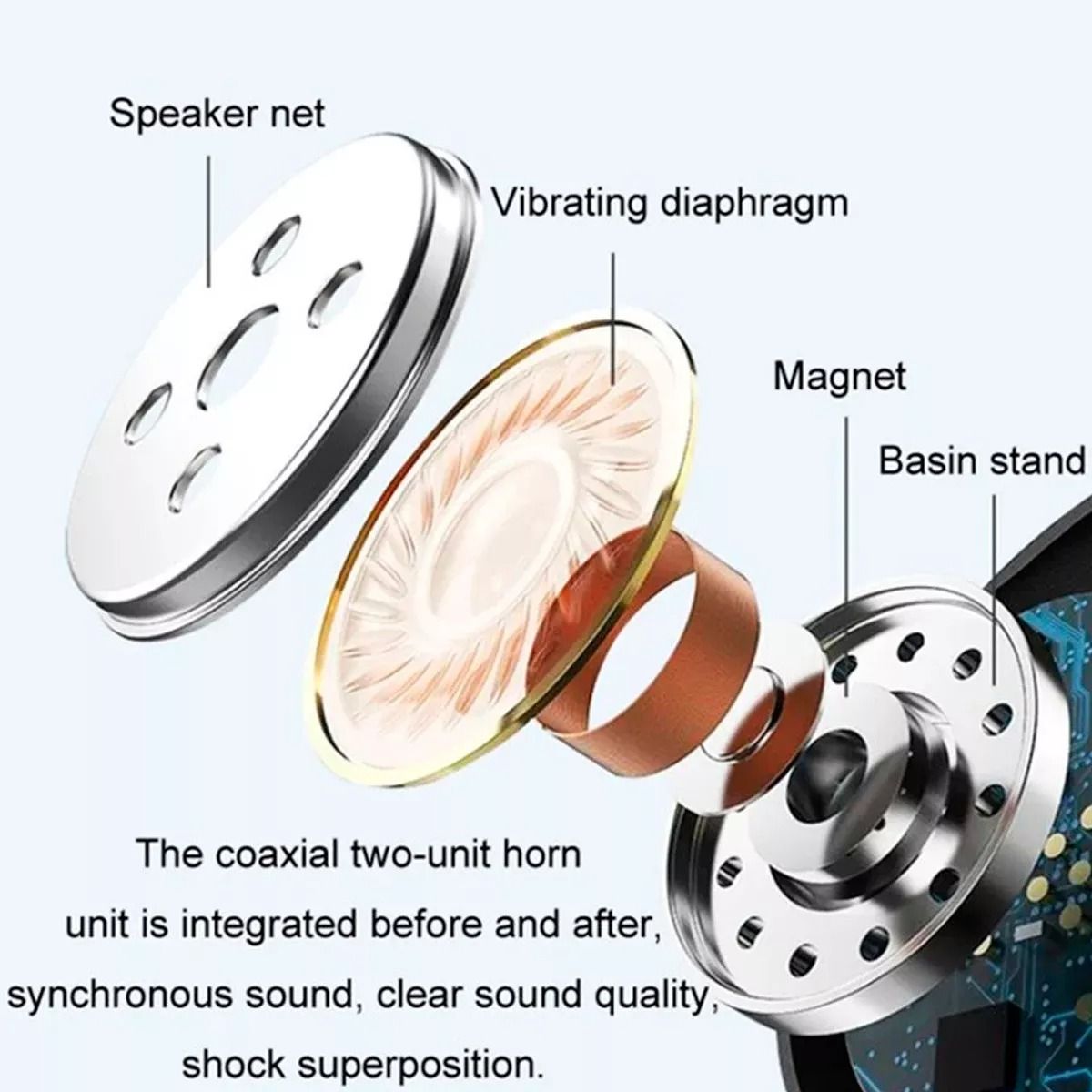 GENERICO - Audífono Intercomunicador Inalámbrico Casco Moto Musica