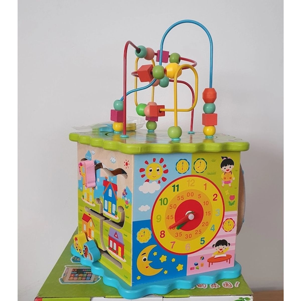 GENERICO - Cubo De Actividades Montessori Multifuncional