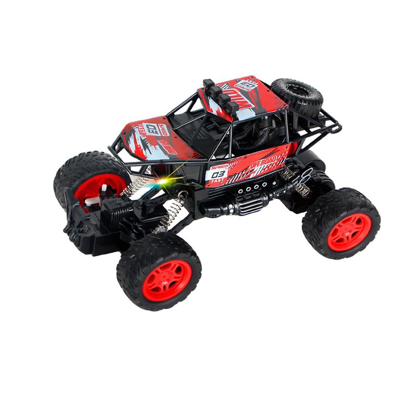 GENERICO - Camioneta 4x4 Todo Terreno Control Remoto Rojo