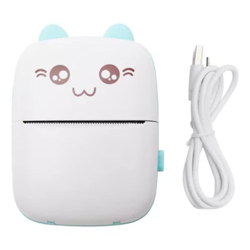 GENERICO - Mini Impresora Portátil Térmica Bluetooth Inalámbrica