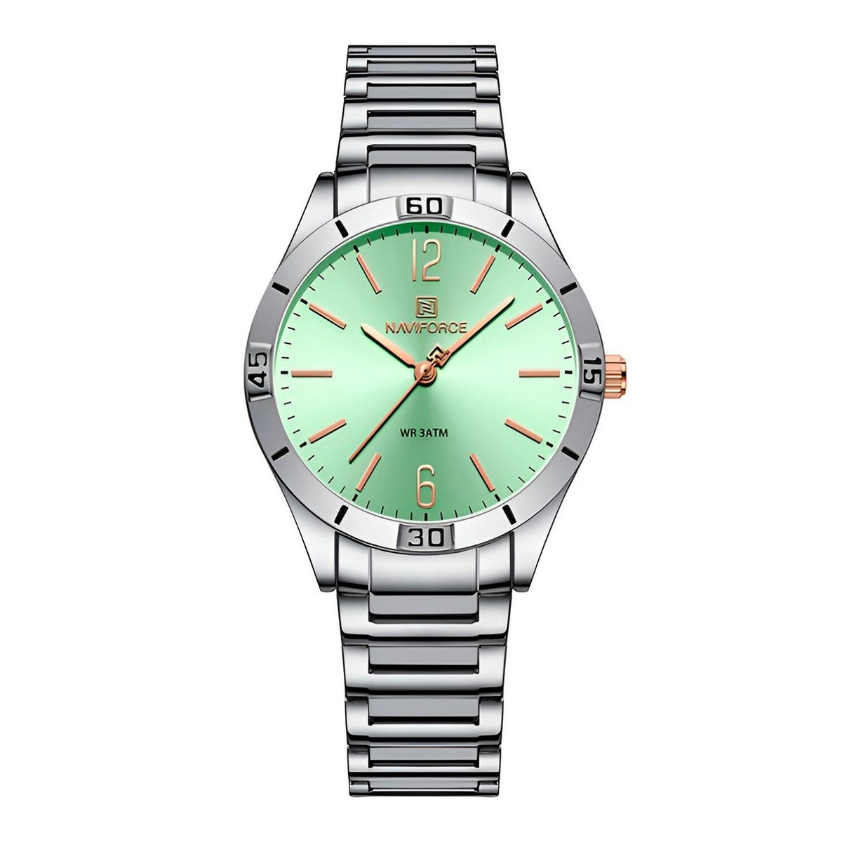 NAVIFORCE - Reloj Naviforce Casual Nf5029 Mujer Acero + Estuche
