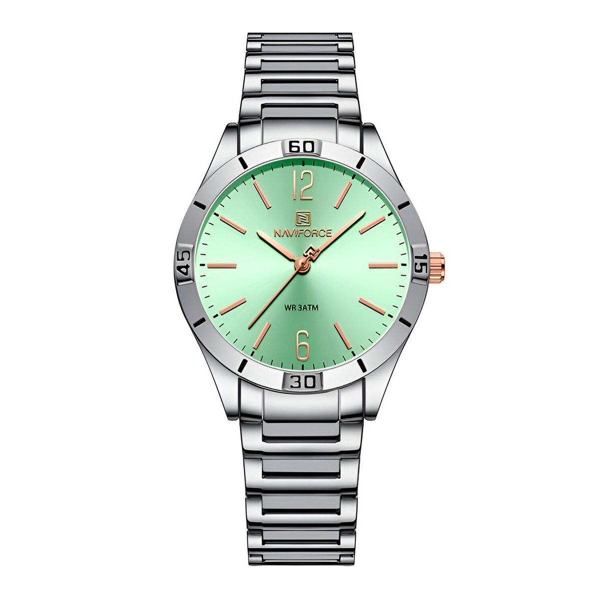 NAVIFORCE - Reloj Naviforce Casual Nf5029 Mujer Acero + Estuche