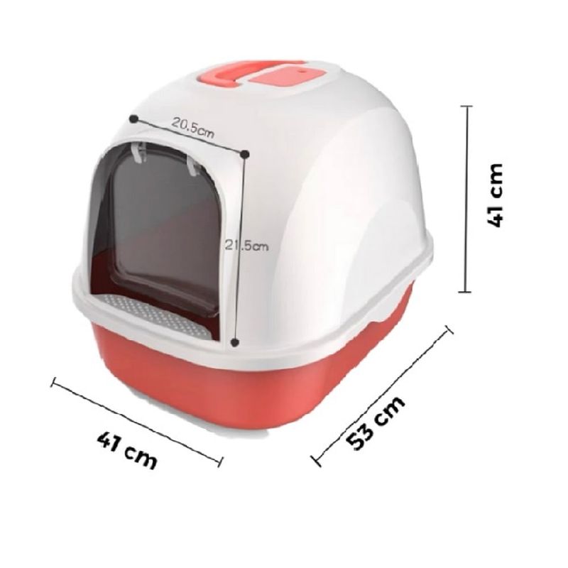 GENERICO - Baño Arenero Grande Para Gatos Con Filtro + Pala