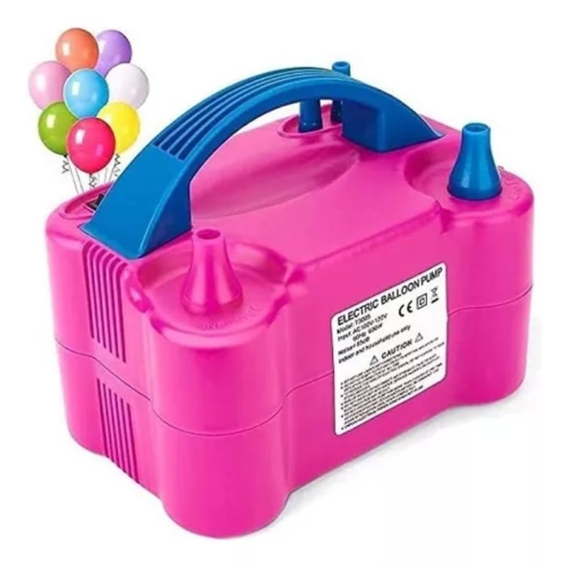 GENERICO - Inflador Eléctrico De Globos 600watts Doble Boquilla