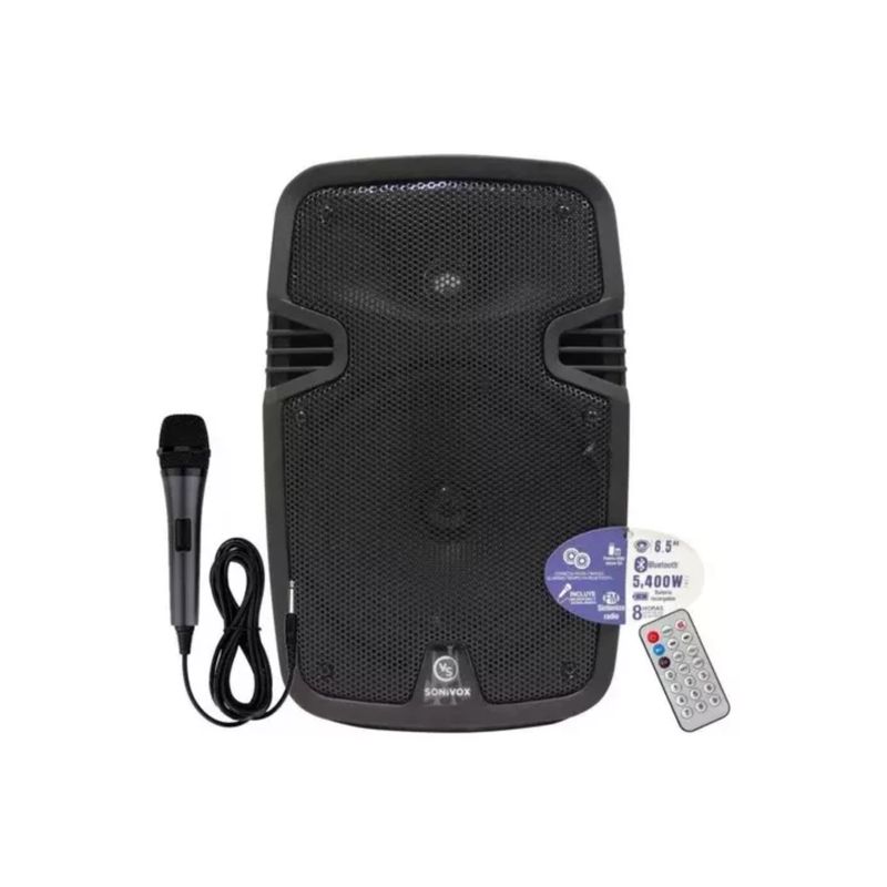 SONIVOX - Cabina De Sonido 65 Pulgadas Sonivox VS-SS2135 Negro