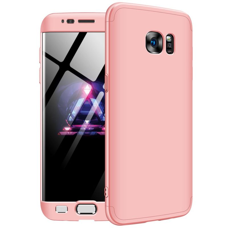 GENERICO - Funda Carcasa Estuche Protector Para Samsung S7 Edge Rosa