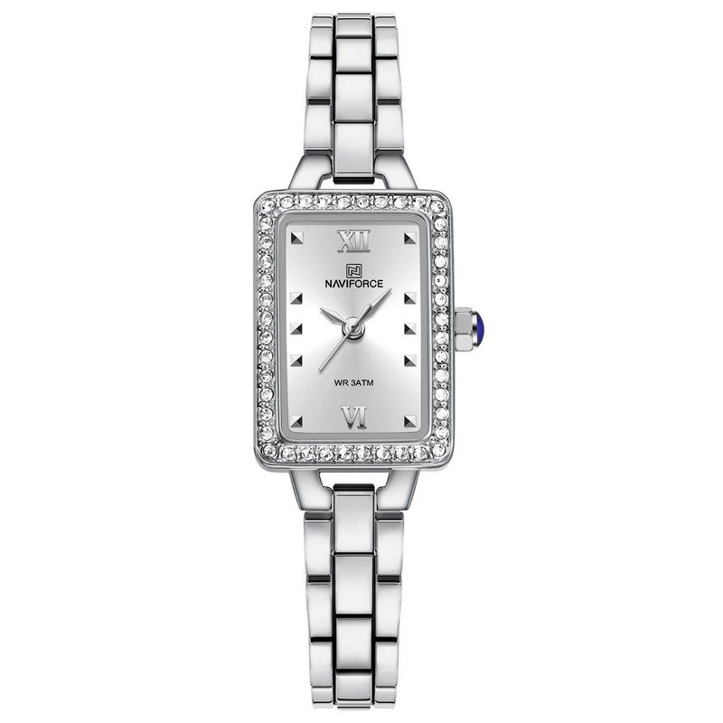 NAVIFORCE - Reloj Naviforce Casual Nf5043 Mujer Acero + Estuche