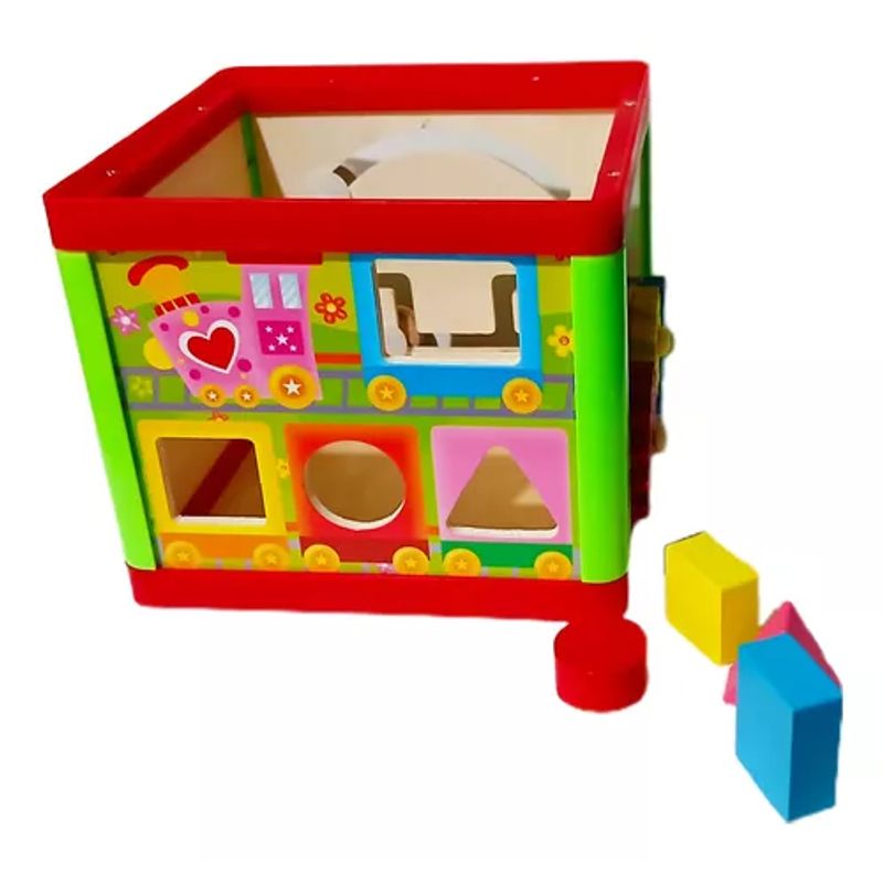 GENERICO - Cubo De Actividades Montessori Multifuncional