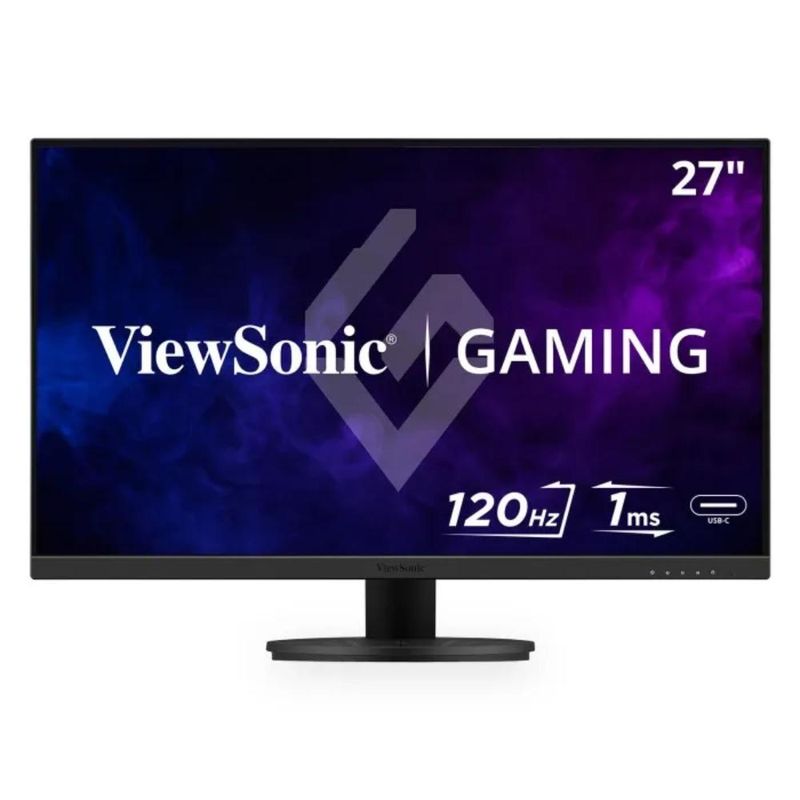 VIEWSONIC - Monitor Viewsonic Gamer Vx2716a, 27 Pulgadas, Ips, 1920 X 1080, Full Hd, 120 Hz, 1 Ms, Con Altavoces, Usb C, Hdmi, Display Port