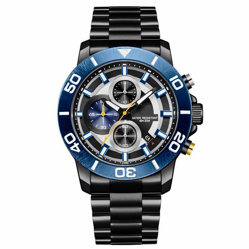 GFORCE - Reloj G-force H3831g Cronografo Funcional Acero + Estuche