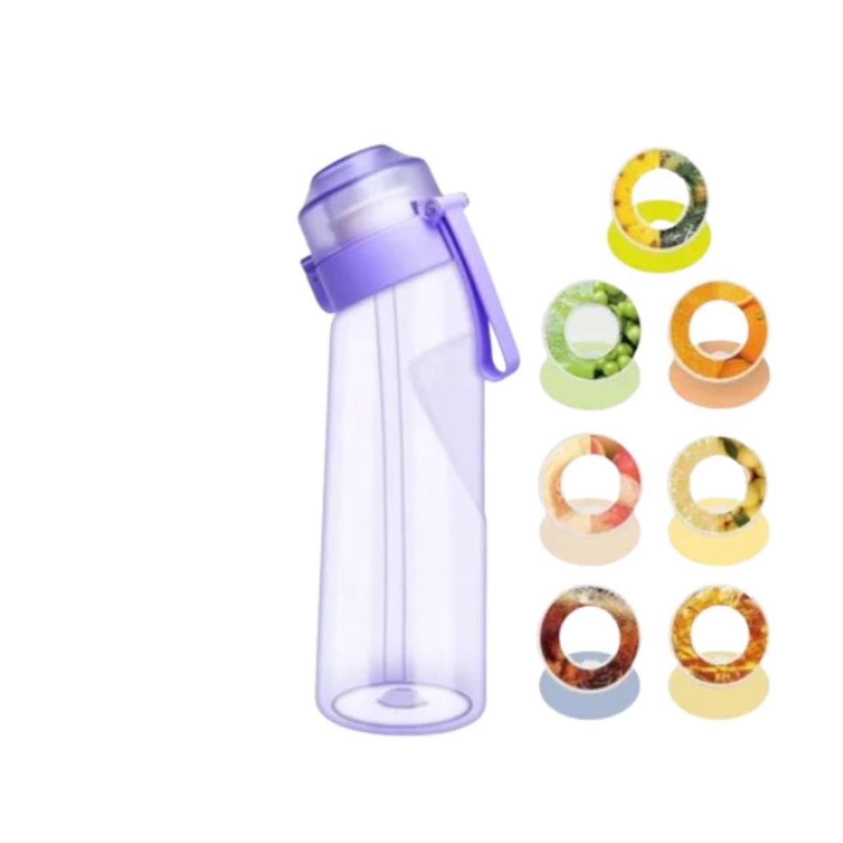 GENERICO - Una Botella De Agua Bottle Air Up Con 3 Cápsulas Saborizadas