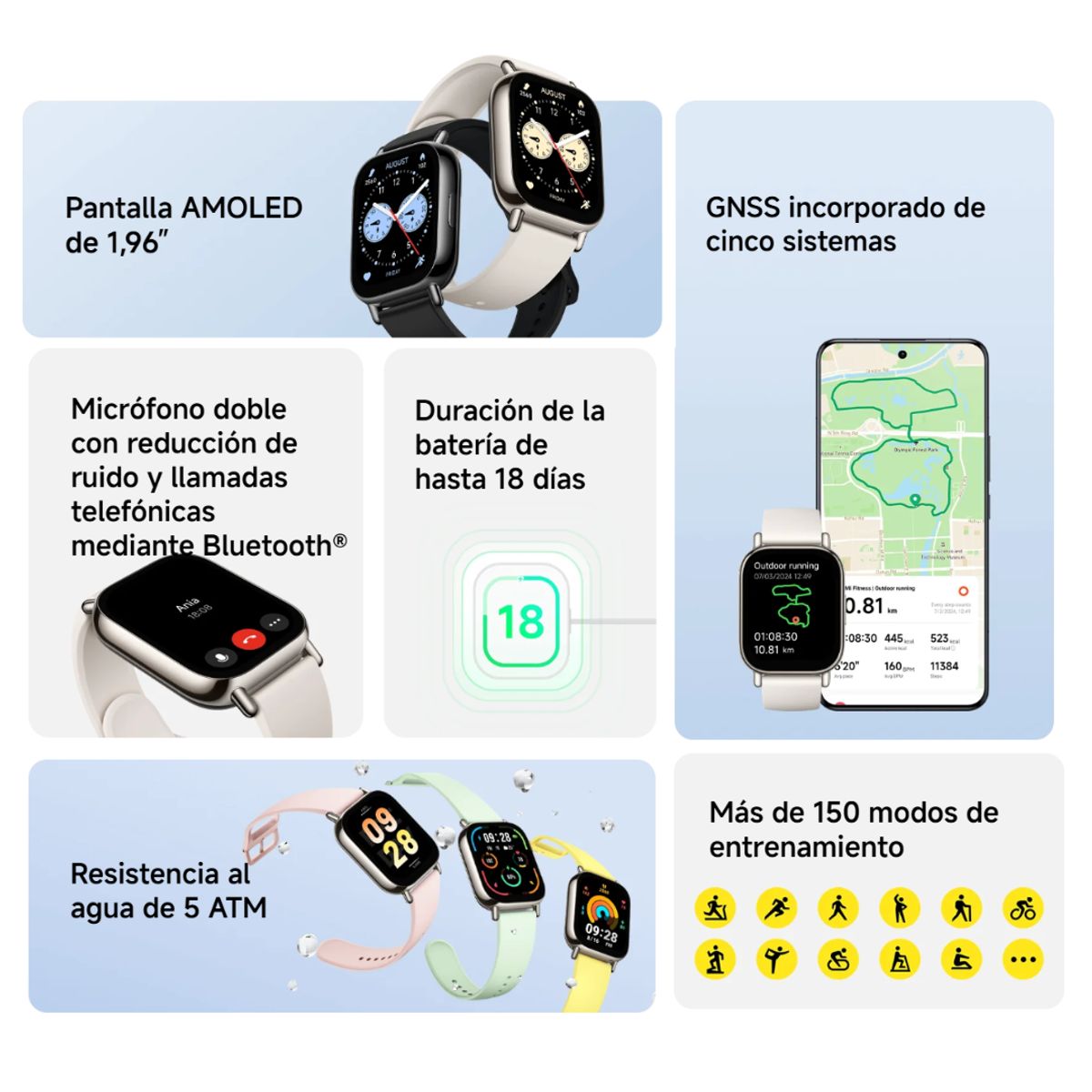 XIAOMI - Reloj Redmi Watch 5 Lite - Negro