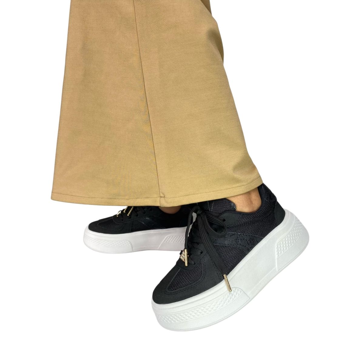 EVEGONZ - Zapatos de Moda Casual Calzado Negro de Mujer