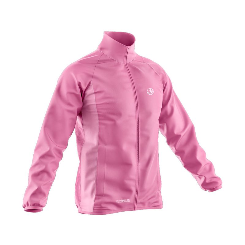 ARMAZI SPORT - CHAQUETA ROMPEVIENTOS RUTA MTB BIKE CYCLING ROSADO.