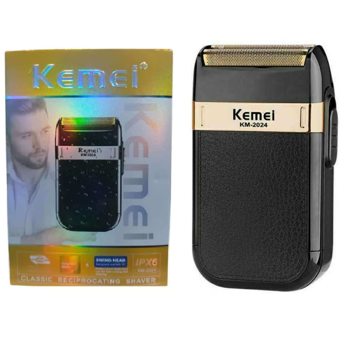 KEMEI - Maquina Afeitadora Kemei Km-2024