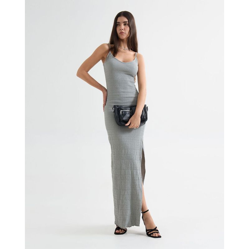 SEVEN SEVEN - Vestido Para Mujer M/Sisa Largo Color Gris Marca Seven Seven #28171387