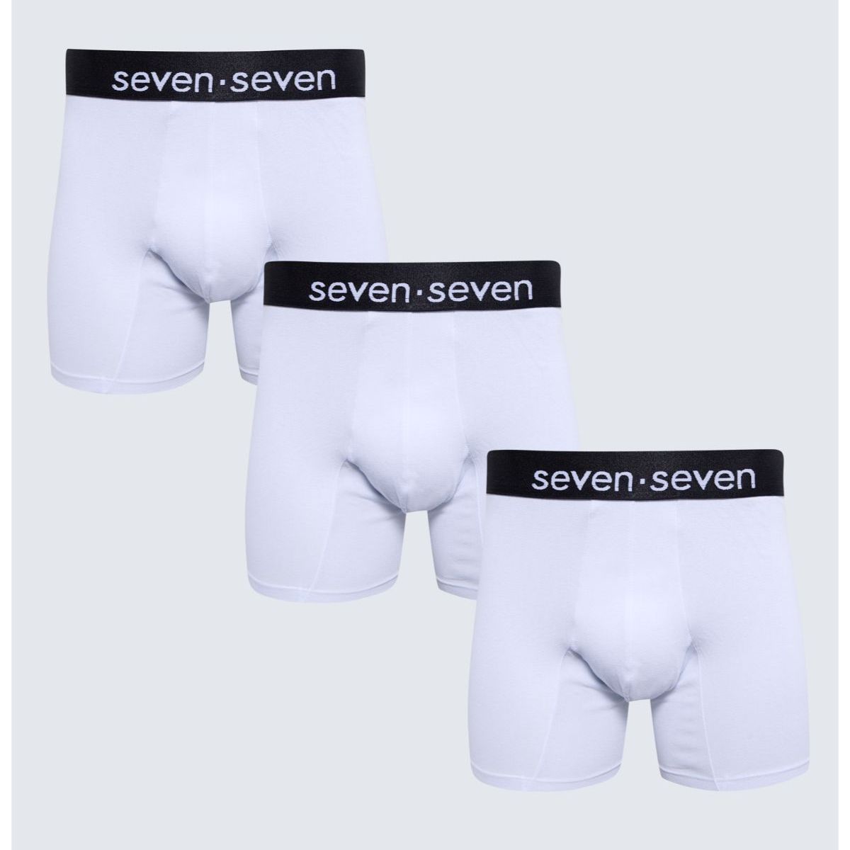 SEVEN SEVEN - Pack X 3 Bóxer Medio X3 Para Hombre Blanco Seven Seven