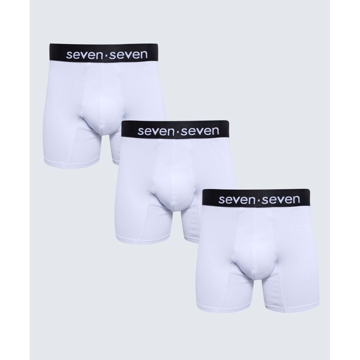 SEVEN SEVEN - Pack X 3 Bóxer Medio X3 Para Hombre Blanco Seven Seven