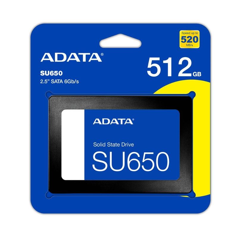 ADATA - Unidad de estado sólido Adata SU650 - 25 Interno - 512GB