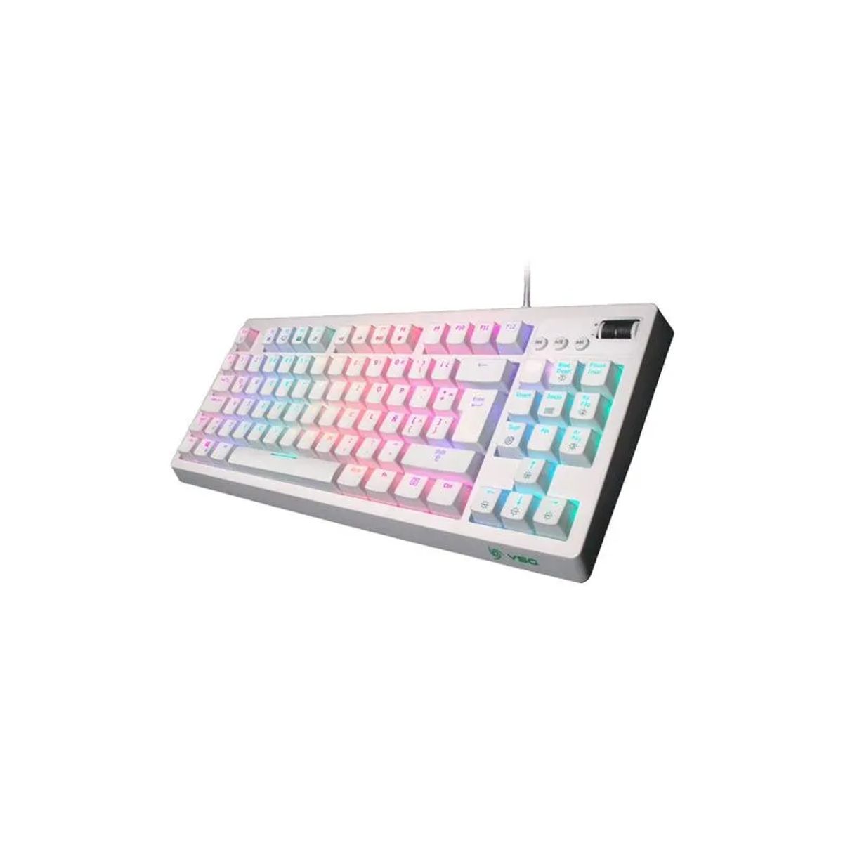 VSG COLOMBIA - Teclado Quasar VSG Blanco 70% SW RED