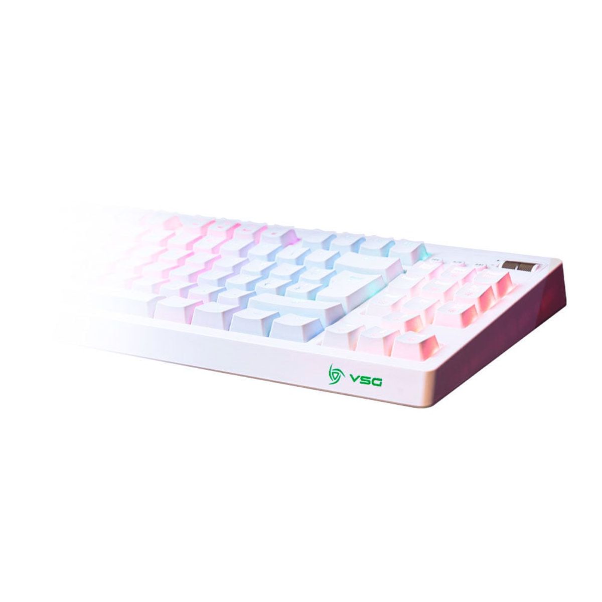 VSG COLOMBIA - Teclado Quasar VSG Blanco 70% SW RED