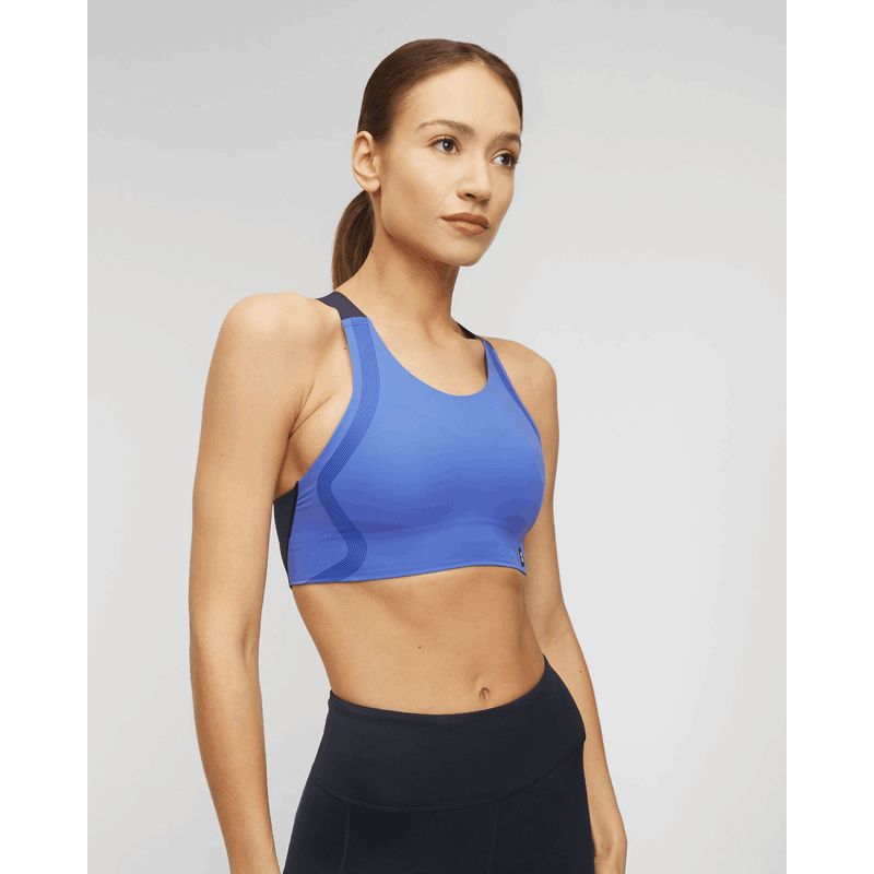 ON RUNNING - Top performance mujer ON RUNNING Azul TOPBRAPERFORMWBLU